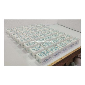 Durable Quality Marble Jewelry Boxes Light Green Mother of Pearl Inlay with Reasonable Price Marble 10 X 7.5 cm Boxes - Product Image 2
