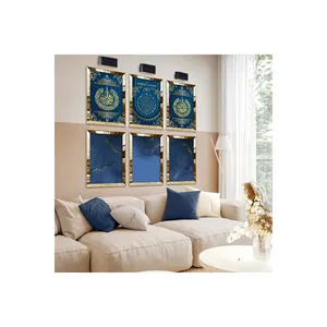 ชุดสวดมนต์6ชิ้น MDF ไร้ขอบศิลปะผนังกรอบ - Product Image 2