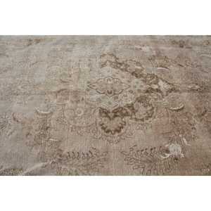 Tapis turc surdimensionné de 9,3 x 12,4 pieds, tapis marocain vintage brun - Product Image 4