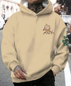 Men's Heavyweight Eco-Friendly <b>Fleece</b> Hoodies Letter for Winter Custom Design Printed Sweatshirts New Arrival Best Sale Street - Product Image 5