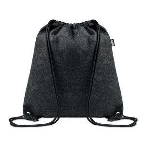 Borse Sportive con Coulisse in RPET Sostenibile INDICO, Borsa Promozionale in Feltro per Merchandising - Product Image 3