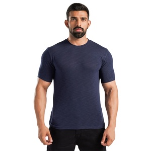 Men 100% Cotton T-Shirt Customized Front Logo Printing High Quality Plain Top Trending Hip Hop Style Quick Dry Summer T-shirt - Product Image 1