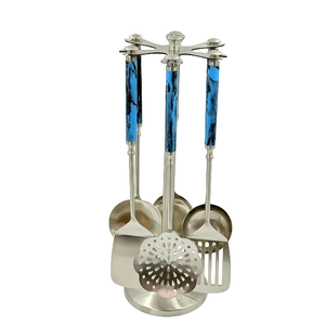 Ensemble d'ustensiles de cuisine élégant en finition cuivre, 6 pièces, acier inoxydable, construction durable, meilleur prix de gros - Product Image 5