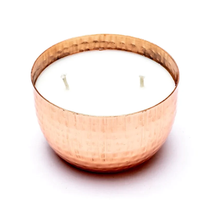 <b>Decorative</b> Handmade Round Hammered Metal <b>Jar</b> Candle in Best Quality - Product Image 2