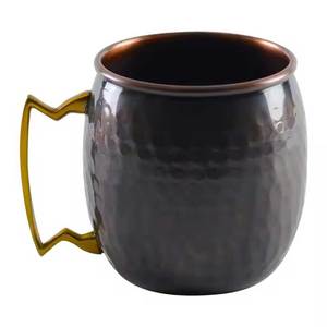 Mule en cuivre pur Fabricant et exportateur de tasses à mules de Moscou martelées sans plomb en Inde - Product Image 4