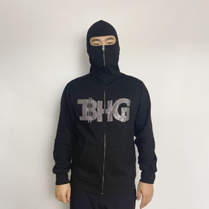 Sudadera con Capucha Elevate Play para Hombre, 100% Algodón, 300g, Secado Rápido, Transpirable, Estilo Urbano, con Costuras en Contraste para Invierno - Product Image 2