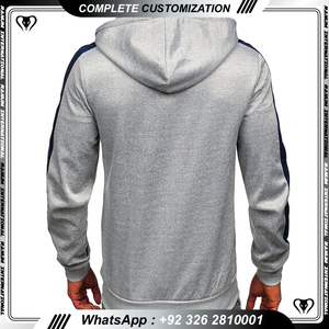 Sudaderas con capucha de invierno para hombre con logotipo personalizado y bordado, gran tamaño, cremallera completa, patrón impreso en 3D, suministro de ropa ODM - Product Image 2