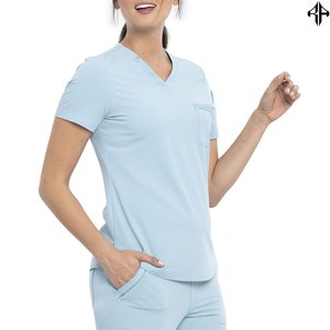Uniformes Médicos de Enfermería al por Mayor para Hospitales, con Logotipo Personalizado, Conjuntos de Uniformes de Enfermería Tejidos de Alta Calidad, Diseño Moderno y Personalizado para Mujer - Product Image 4
