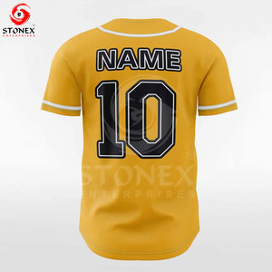 Ensemble de maillots d'équipe de baseball personnalisés avec logos et designs propres Vêtements de sport respirants 100% polyester unisexe - Product Image 6