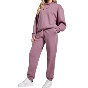 Conjunto de Dos Piezas para Mujer, Talla Grande, Ligero, 100% Algodón, Sudadera con Capucha y Pantalones Cortos, Ropa Deportiva para Otoño, Gimnasio y Deportes - Product Image 2
