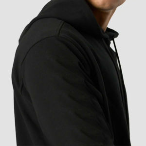 Sweat à capuche épais en éponge française surdimensionné en coton 100% de qualité supérieure pour hommes avec logo personnalisé Streetwear Pullover Plain Hoodie pour hommes - Product Image 5