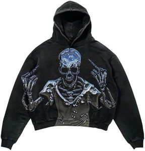 Sudadera con Capucha de Forro Polar con Estampado Tie Dye para Hombre, 100% Algodón, Ecológica, Transpirable y Resistente al Viento - Product Image 5