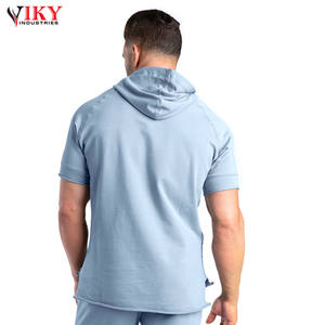 <b>Men</b> <b>Hoodies</b> With <b>Shorts</b> <b>Sets</b> Pure Cotton Fleece Plain Pullover <b>Hoodies</b> Wholesale Top Quality <b>Hoodies</b> by VIKY INDUSTRIES - Product Image 3