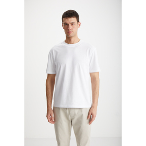 GRIMELANGE Alessandro Paquete de 4 Camisetas de Cuello Redondo para Hombre, de Algodón Orgánico, Corte Regular, Textura Gruesa - Product Image 2