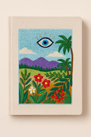 Funda de Libro Bordada Personalizada de Lujo, Estilo Americano, Diseño Floral, para Uso Escolar, Cubierta de Encuadernación Dura, Color Personalizado, Embalaje Personalizado