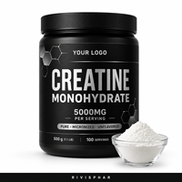Créatine Monohydrate en Poudre Rainwood 5000mg par Portion, Micronisée Instantanée, Croissance Musculaire Adulte, Vente Directe Usine, OEM, Marque Privée
