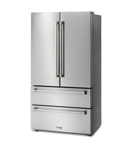 ประสิทธิภาพสูง ขนาด 36 นิ้ว 22.5 คิว ตู้เย็นแบบประตูฝรั่งเศสแบบตั้งอิสระพร้อมเครื่องทำน้ำแข็ง สแตนเลสสตีล - Product Image 6