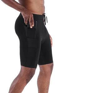 Men's Solid Pattern Gym Shorts Casual Joggers & Sweatpants for Fitness Workout <b>Active</b> Shorts with Mesh Cloth Bodybuilding - Product Image 4