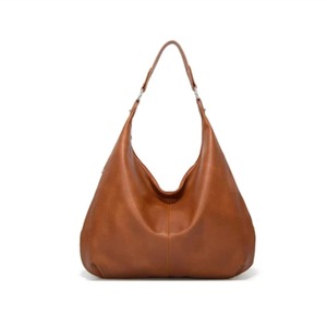 <b>Leather</b> Shoulder <b>Bag</b> Brown <b>Hobo</b> Soft Purse Everyday Tote Large Handbag for Women Handmade <b>Hobo</b> Zip Closure LHB-0026E - Product Image 3