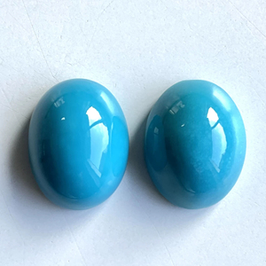 Cabochons turquoise d'Arizona de 52,40 carats, paire de 2 pièces pour bijoux, pierre précieuse naturelle pour la fabrication de bijoux fins - Product Image 4