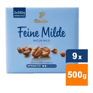 Tchibo Sana Sanfter Moment de haute qualité 50 pour cent de grains de café sans caféine 500g de torréfaction douce et équilibrée - Product Image 2