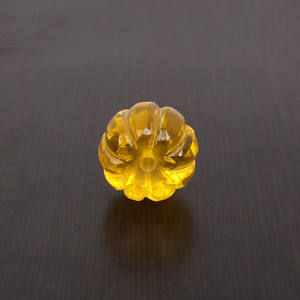 Citrine Hydro 25x18mm taille citrouille 84.85cx pierre précieuse en vrac - Product Image 5