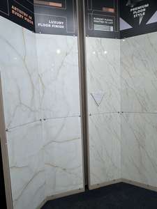 Azulejos de porcelana de diseño moderno de gran tamaño 600x1200 negro de alto brillo decoración de suelo de pared sala de estar apartamentos 5 + año - Product Image 4