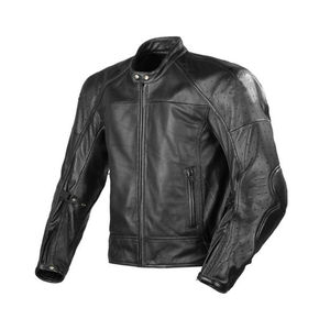 Chaqueta de moto de Cuero 100% superventas para hombre, chaqueta de moto cómoda hecha a medida impermeable para hombre - Product Image 1