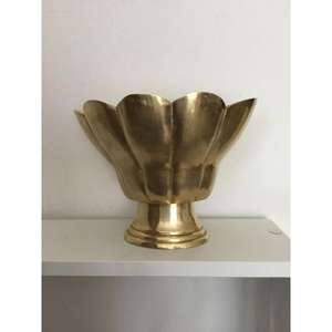 Tazón de servicio de latón de calidad premium para ocasiones formales con forma y tamaño personalizados con acabado antiguo premium a gran precio - Product Image 5