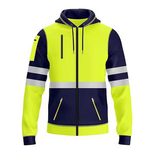 Chaqueta de trabajo con logotipo impreso personalizado para hombre con tiras de seguridad uniforme industrial impermeable y transpirable duradero - Product Image 1
