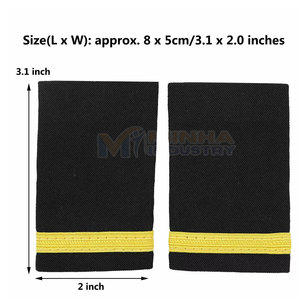 Épaulettes à la Mode Convient aux Uniformes du Personnel et du Service Épaulettes Décoratives avec Ajustement Réglable - Product Image 4