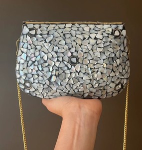 Elegante Bolso de Mano de Terciopelo Formal para Mujer, con Cierre de Solapa y Correa de Hombro/Cadena, Duradero y Ecológico - Product Image 3