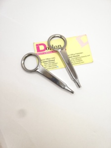 Pince à épiler à sourcils professionnelle en acier inoxydable étiquette personnalisée privée épilation incarnée pince à épiler miroir loupe pince à épiler à sourcils - Product Image 3