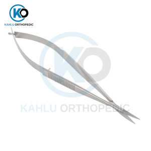KAHLU ORTHOPEDIC Ciseaux de greffe de cornée Katzin Instruments ophtalmiques en acier inoxydable droit incurvés de 4" - Product Image 5