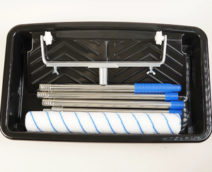 Ensemble d'accessoires pour bac à <span class=keywords><strong>peinture</strong></span> en acier inoxydable industriel OEM <span class=keywords><strong>de</strong></span> 20 pouces avec rouleau en plastique épais pour outils <span class=keywords><strong>de</strong></span> <span class=keywords><strong>peinture</strong></span> murale - Product Image 4