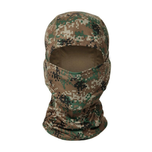 Venta al por mayor 1 Agujero cubierta de cara completa máscara de esquí pasamontañas de invierno Skimask negro un agujero Bandana cálido máscara de cara completa para hombre - Product Image 1