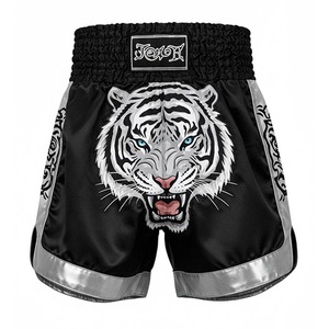Venta al por mayor de pantalones cortos de entrenamiento baratos sublimación mujeres poliéster hecho MMA pantalones cortos lisos de alta calidad boxeo lucha MMA pantalones cortos para mujeres - Product Image 4