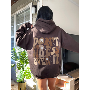 High quality streetwear lounge wear for <b>women</b> graphic quotation hoodie for Woman - Product Image 1