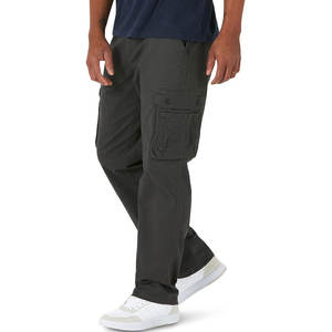 Pantalon cargo droit léger pour homme avec poches, en coton, décontracté, pour l'extérieur, coupe décontractée, prix - Product Image 2
