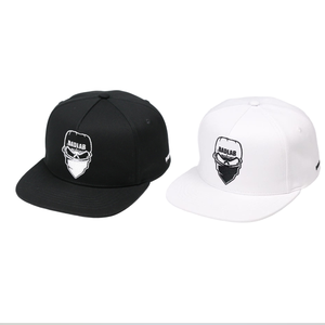 High-Quality Custom Embroidered Logo <b>Snapback</b> <b>Cap</b> 5-Panel Cotton Flat Brim Sporty Baseball Hat - Product Image 1