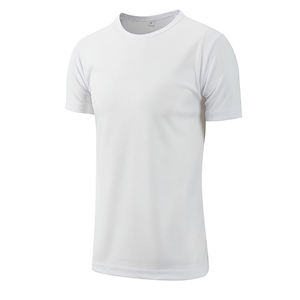 Camiseta de Hombre de Color Sólido, Cómoda y Económica de Poliéster con Diseño Personalizado OEM, Cuello Redondo con Estampado, Camiseta al por Mayor - Product Image 5