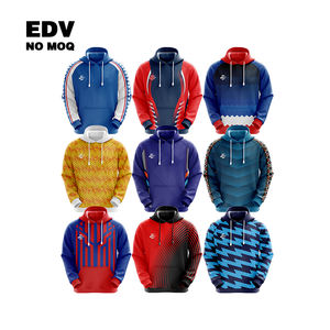 Sweat à capuche respirant et imperméable imprimé de logo et de conception de sublimation personnalisée tricoté 100% polyester pour un usage quotidien d'automne - Product Image 2