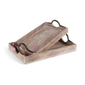 Bandeja de Madera Natural de Tamaño Personalizado para Servir en la Cocina, Comedor y Hogar, con Características Decorativas para Comida Rápida - Product Image 6