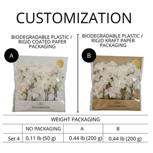 Anillo para Servilletas con Diseño de Flor de Cerezo Blanca, Decoración Floral Hecha a Mano para Bodas, Eventos, Hoteles, Restaurantes, Suministros al por Mayor OEM - Product Image 5