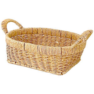 Bol de service en maille de rotin de conception antique couleur marron idéal pour les mariages cuisines ustensiles de cuisine élégants fournitures de restaurant - Product Image 5