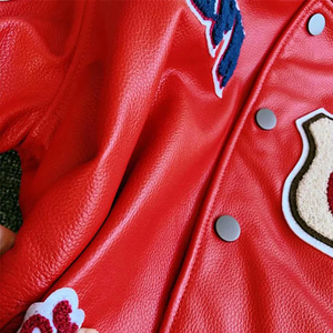 แจ็กเก็ตบอมเบอร์ไรเดอร์ที่สะดวกสบายสำหรับผู้ชายที่มีคุณสมบัติกันลมและใส่สบาย - Product Image 3