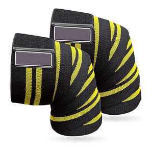 แผ่นรองเข่าอุปกรณ์ป้องกันกีฬาแบบปรับได้การดูดซับแรงกระแทกสำหรับวอลเลย์บอลบาสเกตบอลขี่จักรยานเดินป่าความปลอดภัยกลางแจ้ง - Product Image 1