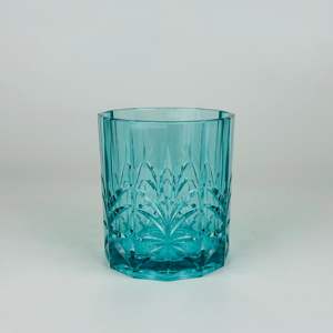 Vasos de Plástico de Color Real, Estilo Cristal Tallado, para Bebidas Clásicas - Product Image 2