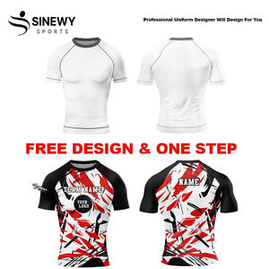เสื้อสำหรับนักมวยปล้ำ BJJ MMA rash GUARD - Product Image 5