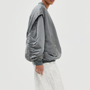 Veste en satin à manches longues pour femmes Prix bon marché Fournisseur direct d'usine Meilleure arrivée Veste en satin pour femmes à vendre - Product Image 3